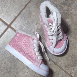 Gymboree Pink Sparkle Sneakers